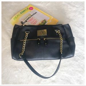NWOT Nicole Miller Black Satchel